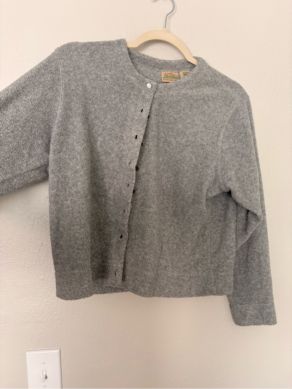 St. John’s Bay Gray Crewneck Cardigan